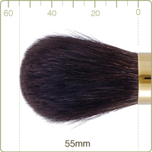 G-9:パウダーブラシ毛丈